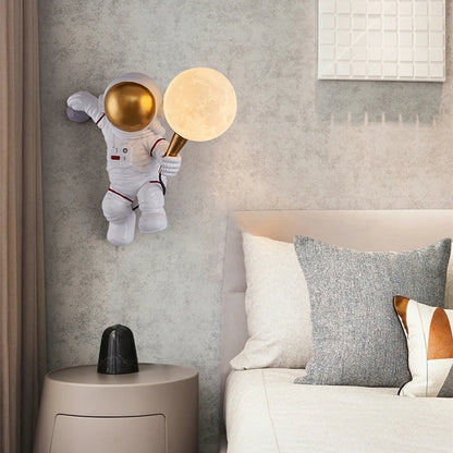 CosmoGlow Astronaut Wall Lamp