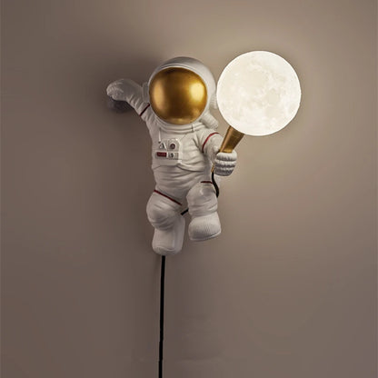 CosmoGlow Astronaut Wall Lamp