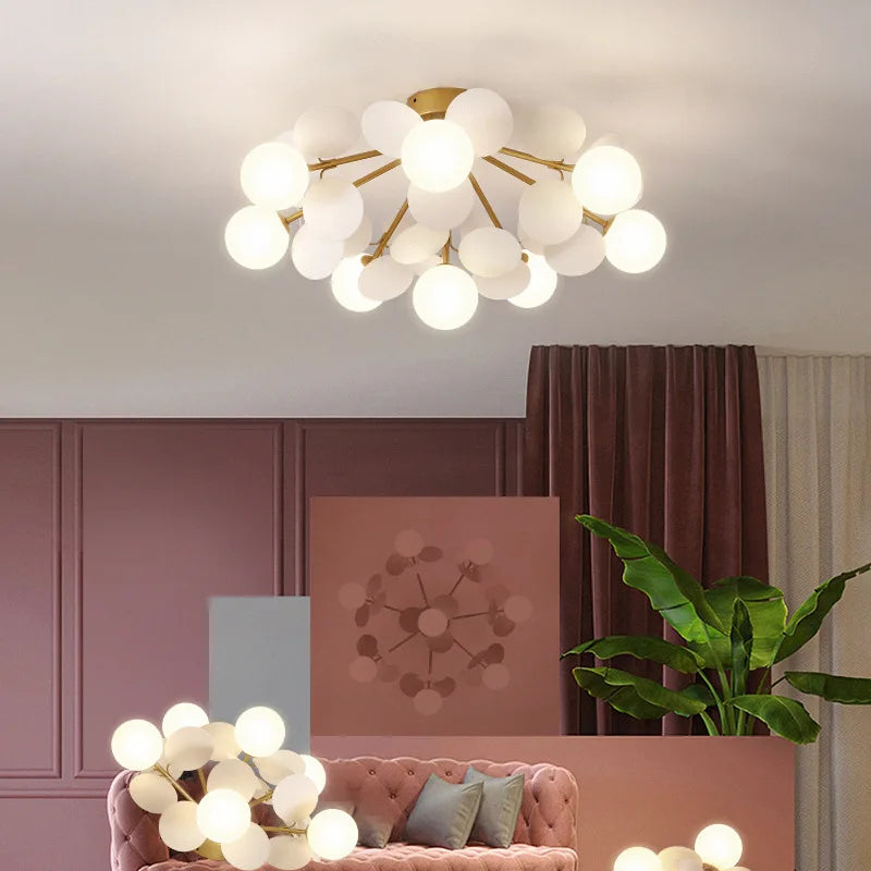 FrostGlow Chandelier