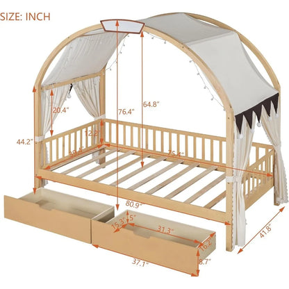 GlowTent Montessori Bed