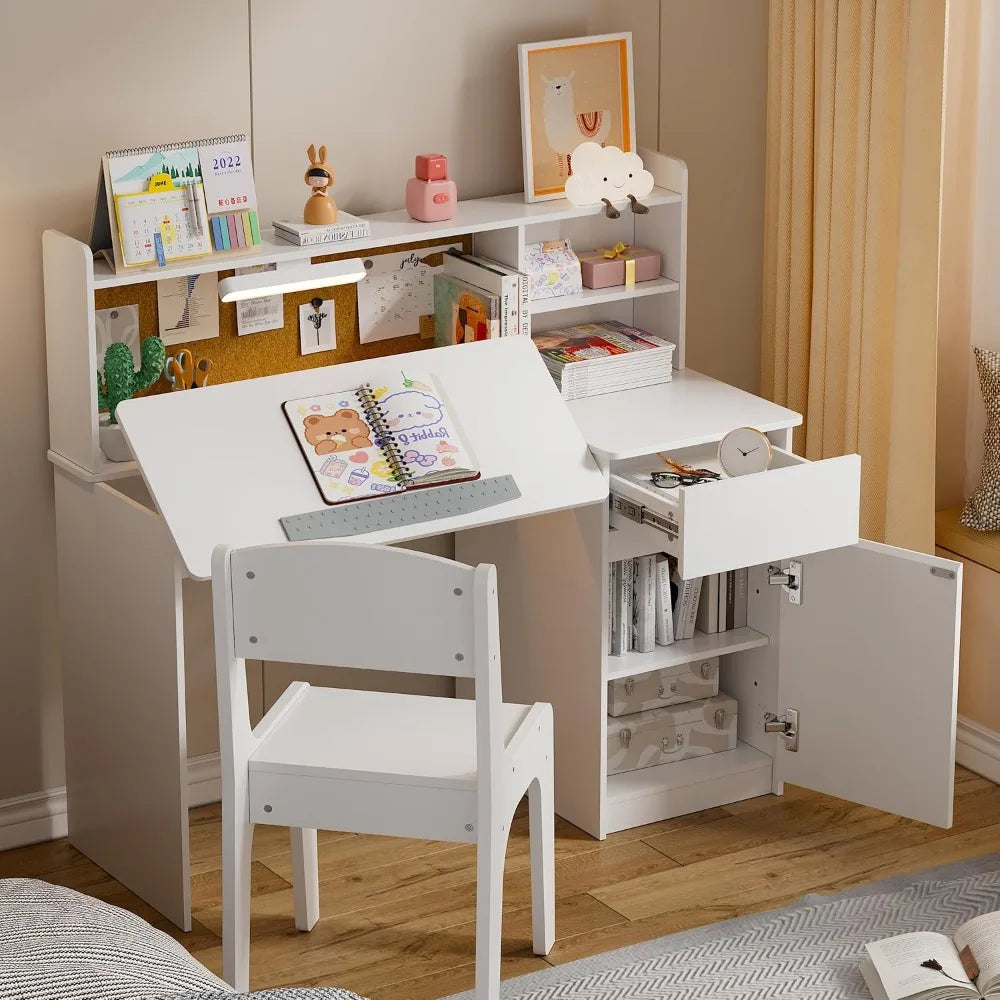 Kids Study Desk and Chair Set