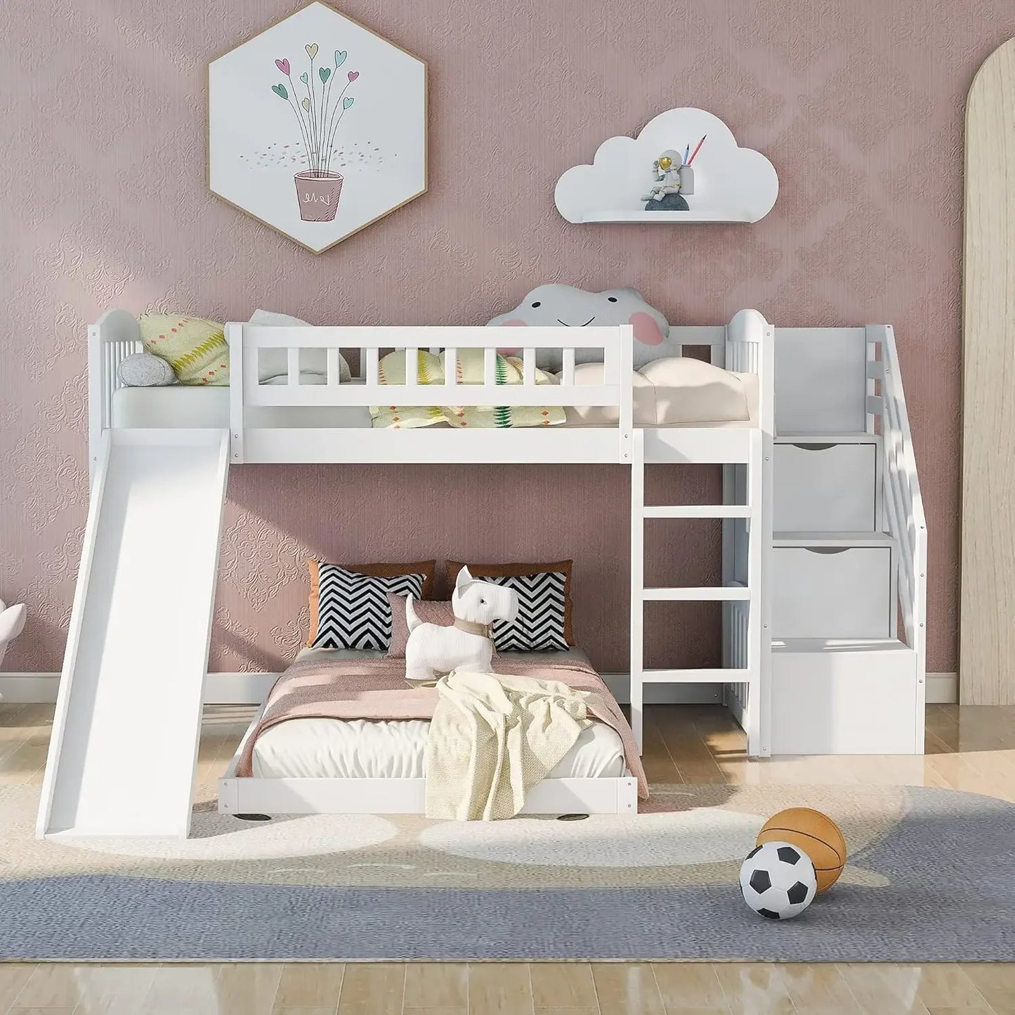 Slide & Store Loft Bed